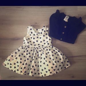 Newborn carters valentine dress